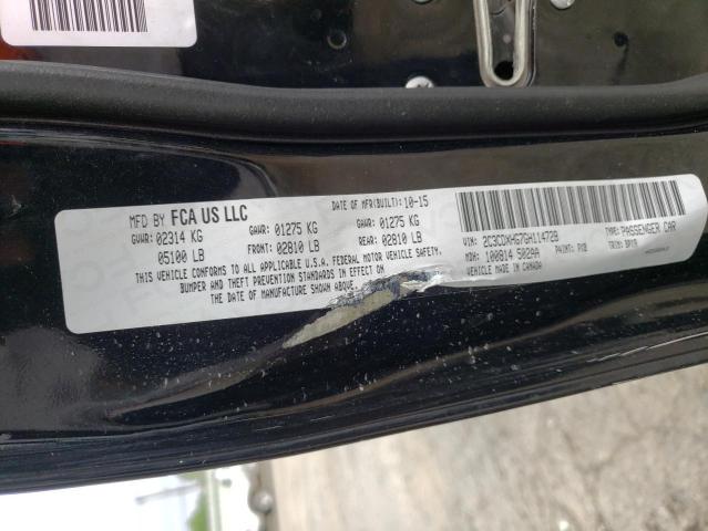 2016 DODGE CHARGER SX 2C3CDXHG7GH114728