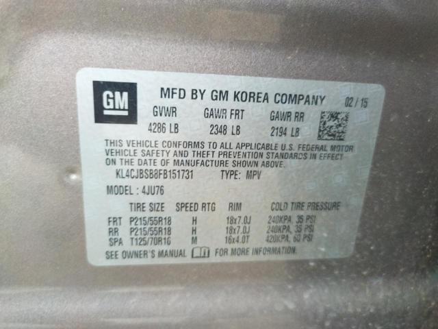 2015 BUICK ENCORE CON KL4CJBSB8FB151731