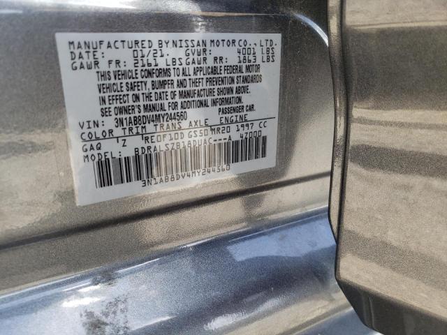 2021 NISSAN SENTRA SR 3N1AB8DV4MY244560