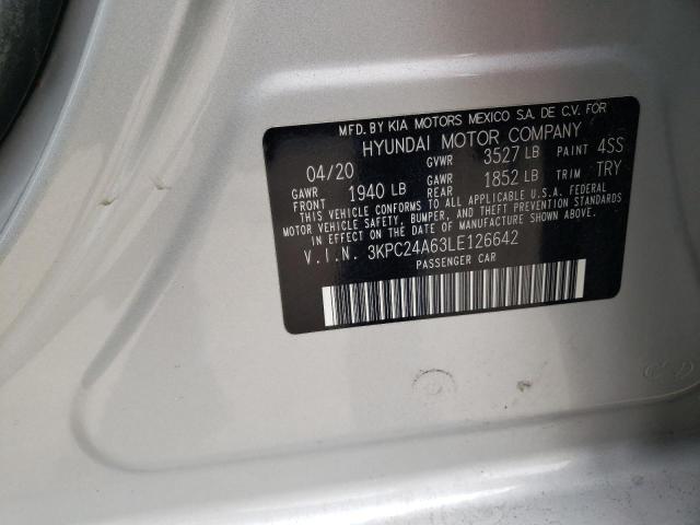2020 HYUNDAI ACCENT SE 3KPC24A63LE126642