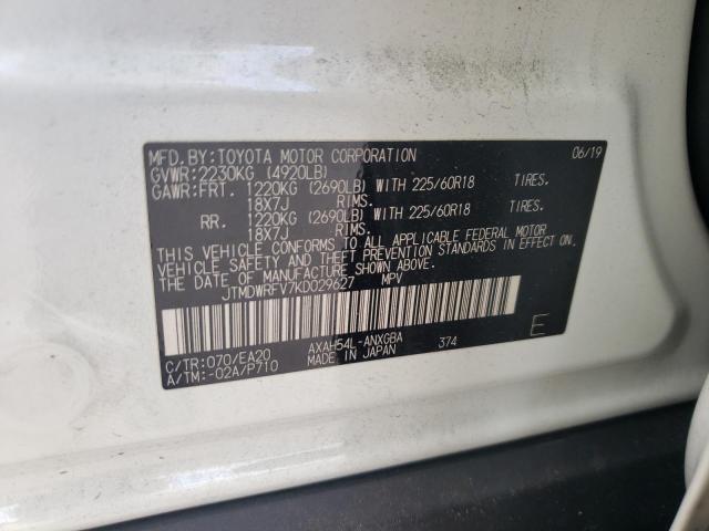 2019 TOYOTA RAV4 LIMIT JTMDWRFV7KD029627