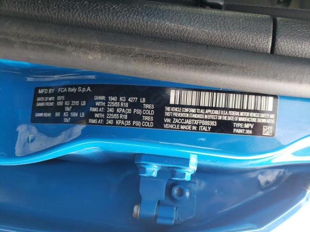 2015 JEEP RENEGADE L ZACCJABTXFPB89363