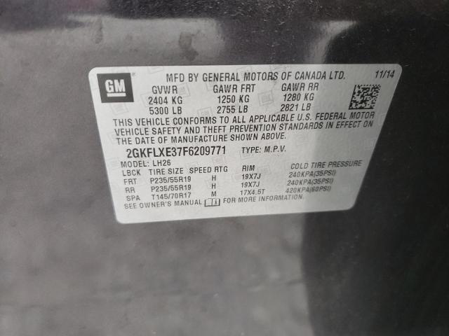 2015 GMC TERRAIN SL 2GKFLXE37F6209771