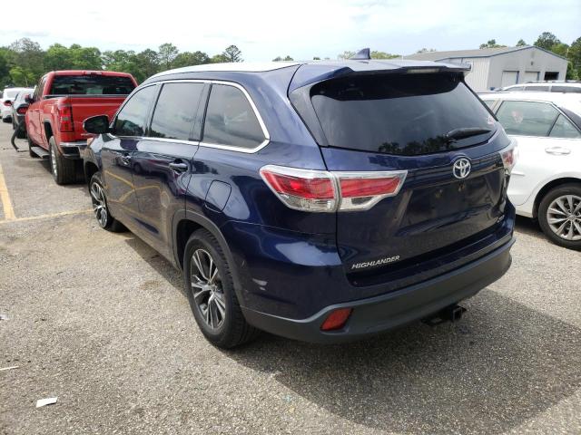 2016 TOYOTA HIGHLANDER 5TDKKRFH3GS167142