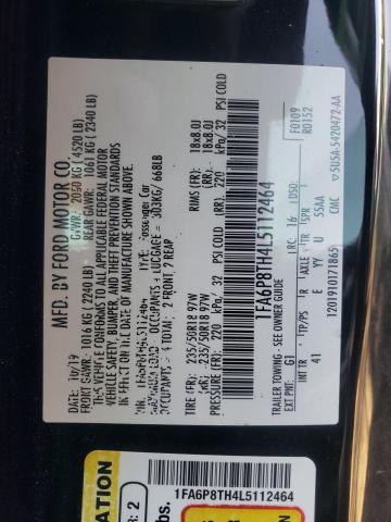 2020 FORD MUSTANG 1FA6P8TH4L5112464