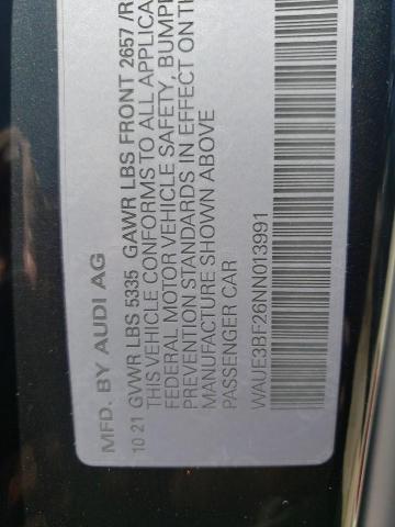 2022 AUDI A6 WAUE3BF26NN013991