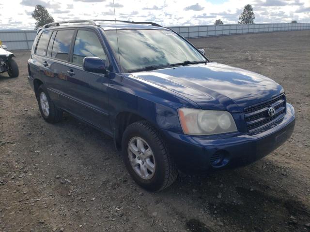 Salvage cars for sale at Airway Heights, WA auction: 2002 Toyota Highlander