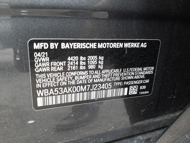 2021 BMW 228I WBA53AK00M7J23405