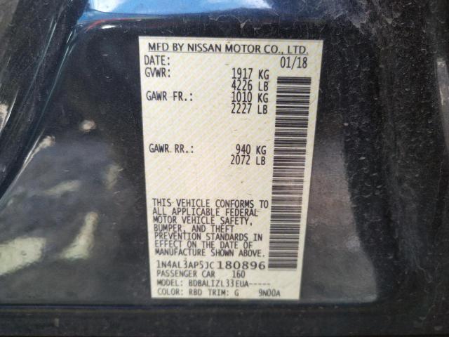 2018 NISSAN ALTIMA 2.5 1N4AL3AP5JC180896