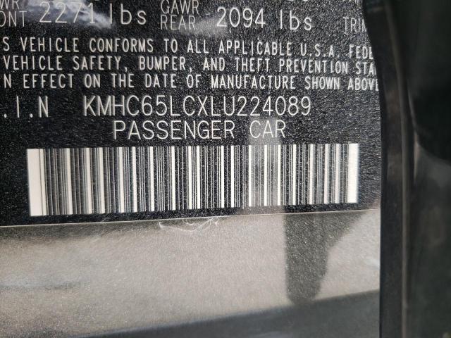 2020 HYUNDAI IONIQ BLUE KMHC65LCXLU224089