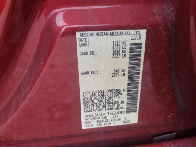 2017 NISSAN ALTIMA 2.5 - 1N4AL3AP2HC162480
