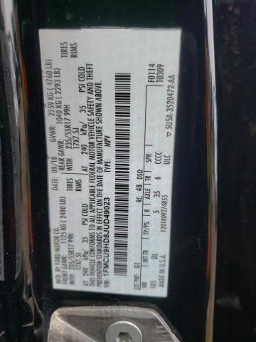 2018 FORD ESCAPE SEL 1FMCU9HD8JUD49023