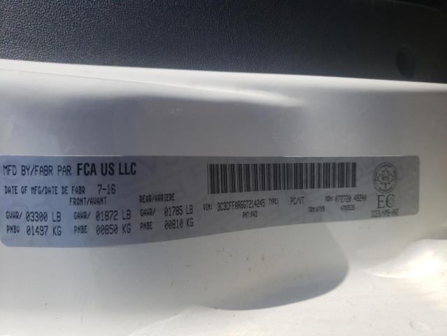 2016 FIAT 500 POP 3C3CFFAR6GT214245