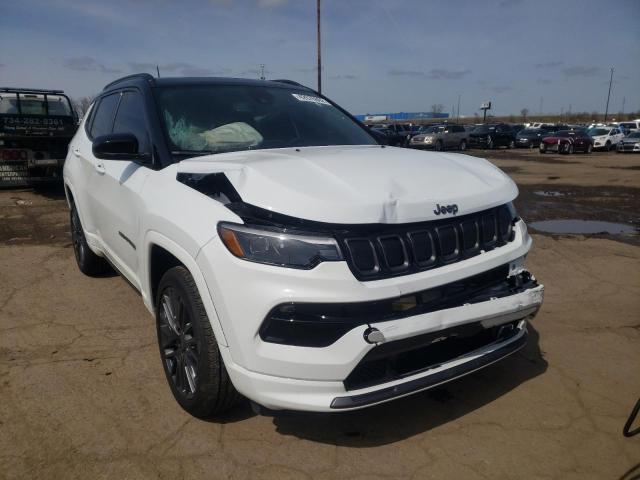 Salvage cars for sale from Copart Woodhaven, MI: 2022 Jeep Compass LI