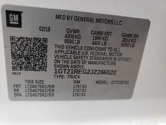 2018 GMC SIERRA C25 1GT21REG2JZ266522