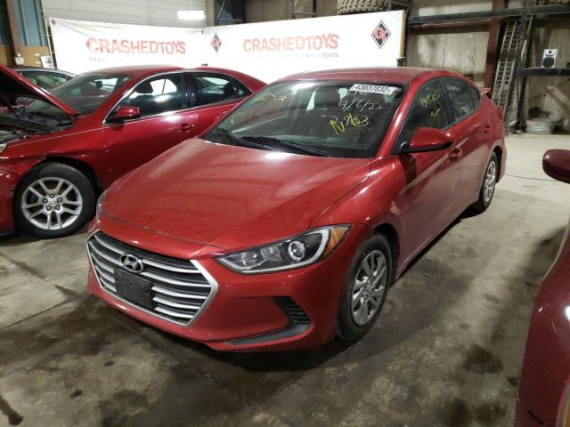 2018 HYUNDAI ELANTRA SE 5NPD74LF9JH222903