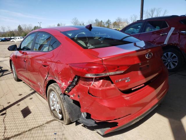 2017 HYUNDAI ELANTRA SE 5NPD74LF2HH184246