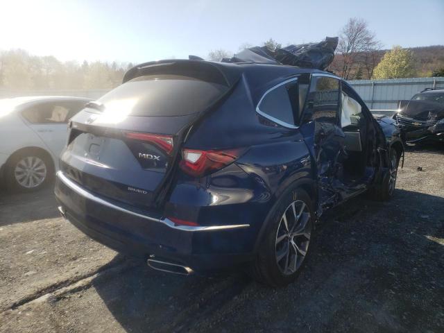 2022 ACURA MDX TECHNO 5J8YE1H45NL016879
