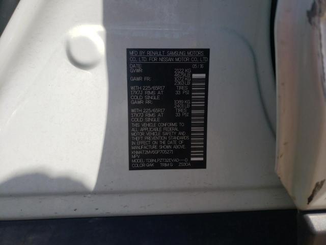 2016 NISSAN ROGUE S KNMAT2MV6GP705271
