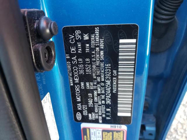 2021 KIA RIO LX 3KPA24AD5ME392316