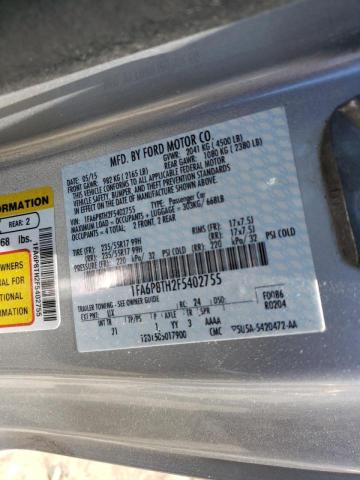 2015 FORD MUSTANG 1FA6P8TH2F5402755