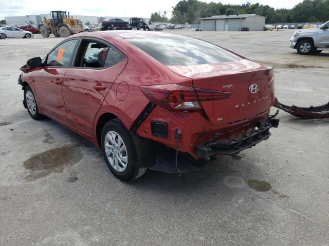 2020 HYUNDAI ELANTRA SE 5NPD74LFXLH515180