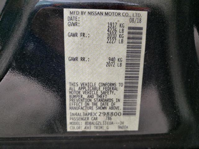 2018 NISSAN ALTIMA 2.5 1N4AL3AP8JC298800