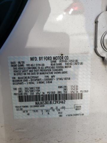 2020 FORD ECOSPORT T MAJ6S3KL8LC393462