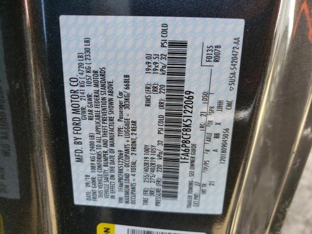 2019 FORD MUSTANG GT 1FA6P8CF8K5122069