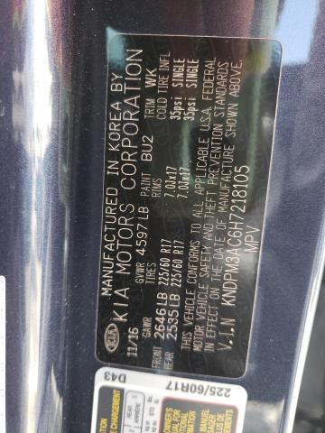 2017 KIA SPORTAGE L KNDPM3AC6H7218105