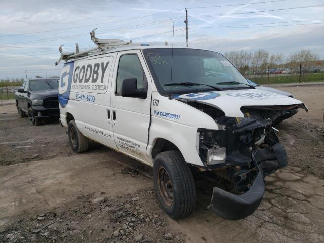 Salvage cars for sale from Copart Indianapolis, IN: 2011 Ford Econoline