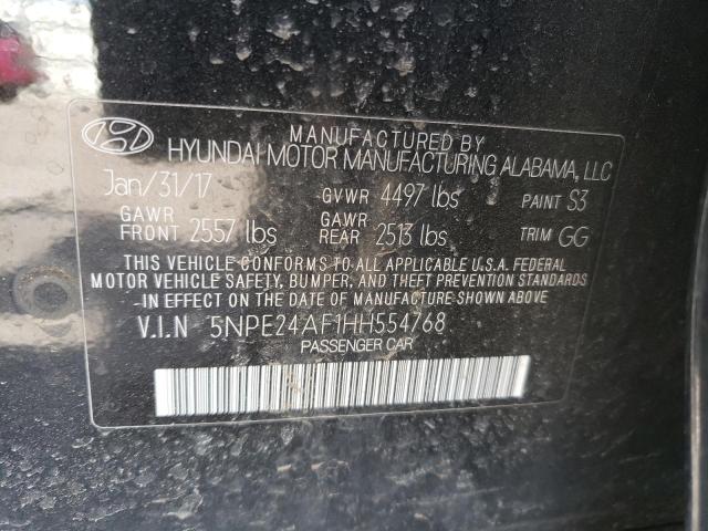 2017 HYUNDAI SONATA SE 5NPE24AF1HH554768