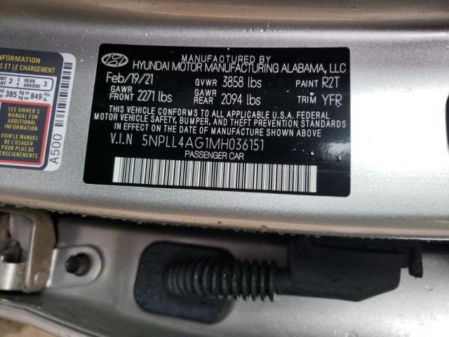 2021 HYUNDAI ELANTRA SE 5NPLL4AG1MH036151