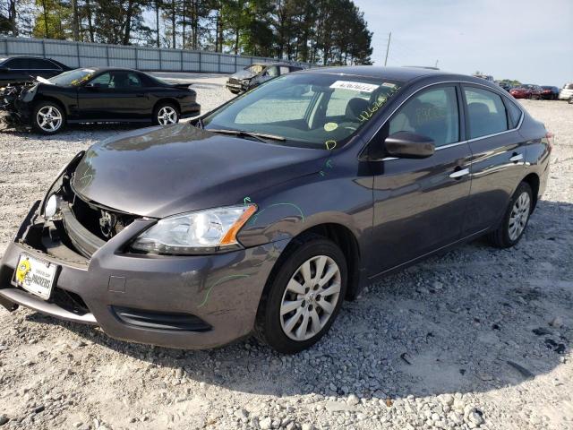 3N1AB7AP1EY341801 Nissan Sentra S 2014. Фото: 1