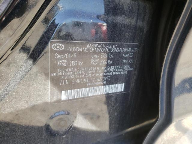 2018 HYUNDAI ELANTRA SE 5NPD84LF2JH270935
