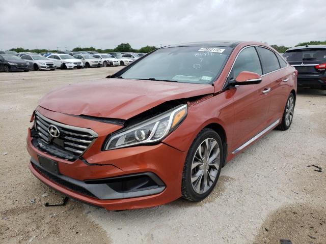 2015 HYUNDAI SONATA SPO 5NPE34AB5FH117928