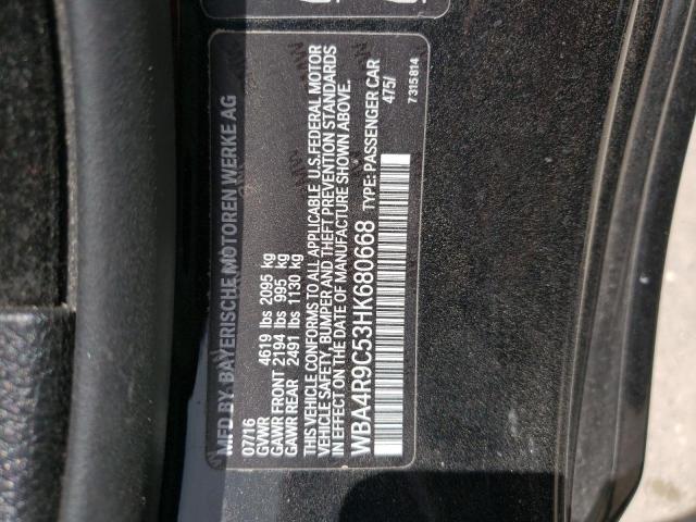 2017 BMW 430XI WBA4R9C53HK680668