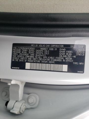 2019 VOLVO XC60 T5 LYV102RK6KB316562