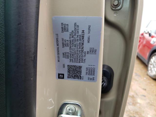 2021 CHEVROLET COLORADO Z 1GCGTDEN7M1248134