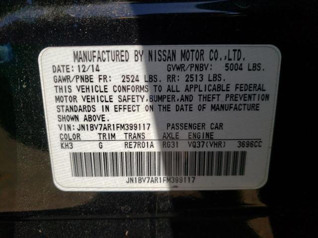 2015 INFINITI Q50 BASE JN1BV7AR1FM399117