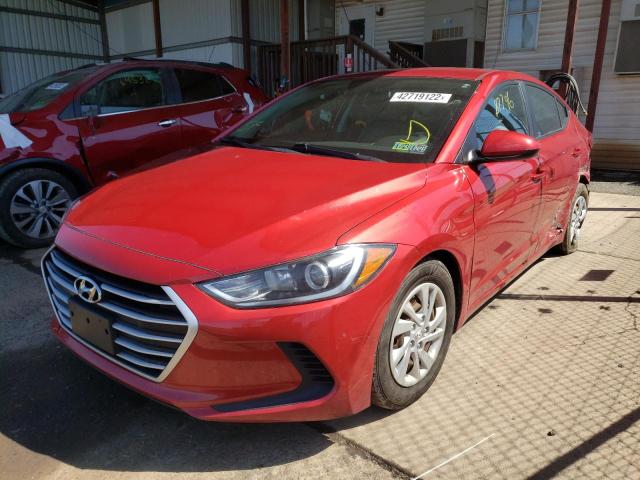 2017 HYUNDAI ELANTRA SE 5NPD74LF2HH184246