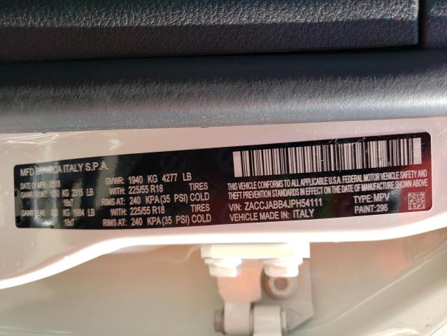 2018 JEEP RENEGADE L ZACCJABB4JPH54111