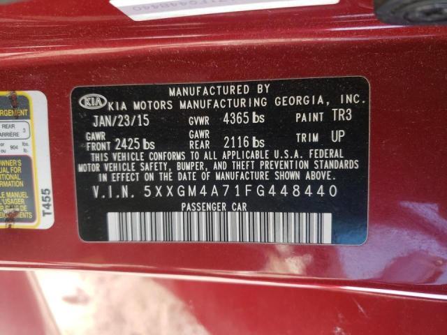 2015 KIA OPTIMA LX 5XXGM4A71FG448440
