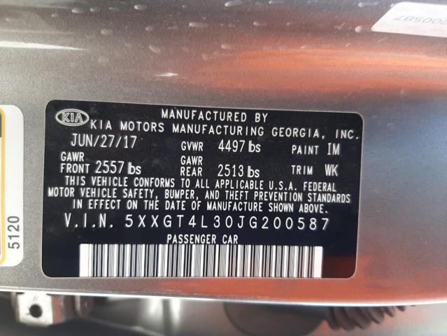 2018 KIA OPTIMA LX 5XXGT4L30JG200587