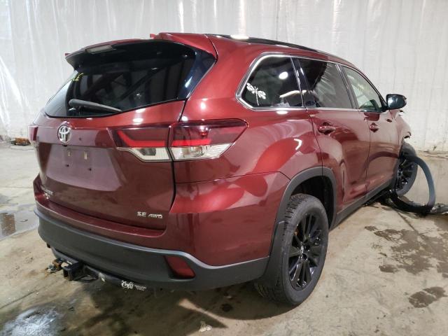 2019 TOYOTA HIGHLANDER 5TDJZRFH3KS574409
