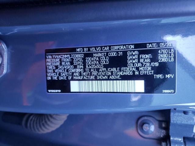 2020 VOLVO XC40 T4 R- YV4AC2HM1L2338902