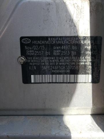 2016 HYUNDAI SONATA SE 5NPE24AF5GH337058
