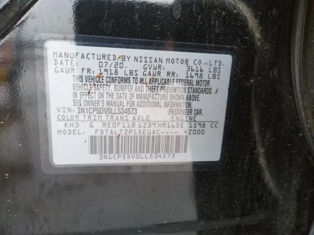 2020 NISSAN KICKS SR 3N1CP5DV0LL534573