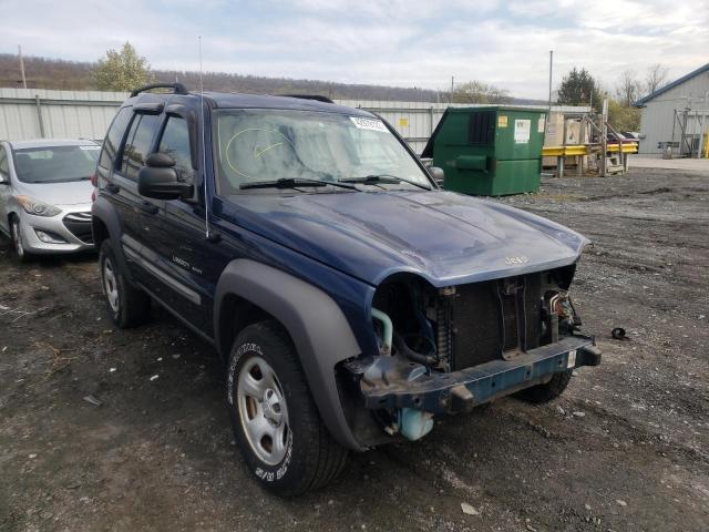 Salvage cars for sale from Copart Grantville, PA: 2003 Jeep Liberty SP