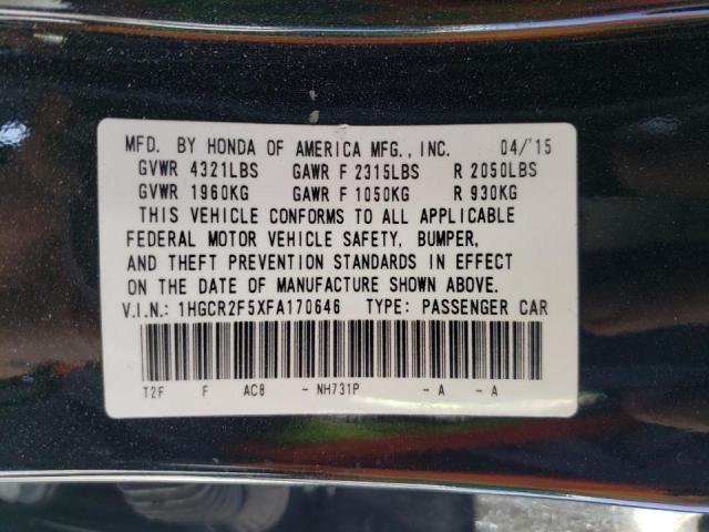 2015 HONDA ACCORD SPO 1HGCR2F5XFA170646